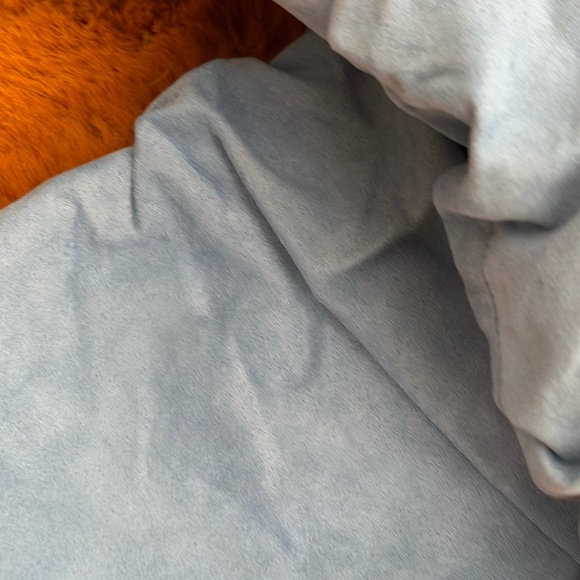 Just fab powder blue suede boots . NEVER WORN - Picture 3 of 5